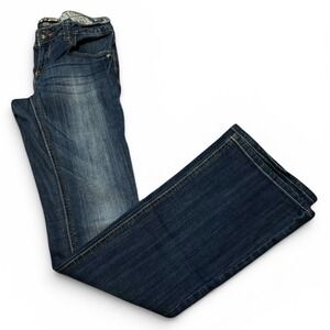 Cello Jeans Womens Size 3‎ Flare Bootcut Dark Wash Stretch Denim Jeans